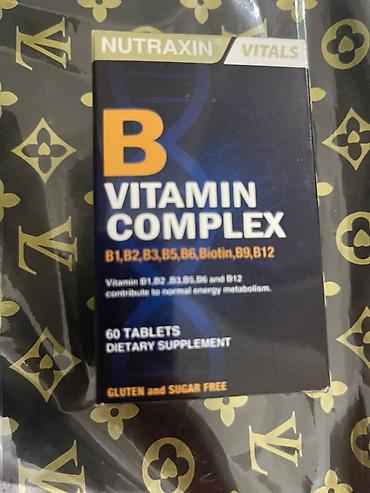 Медтовары: NUTRAXIN Vitals B Vitamin Complex — комплекс витаминов группы B для — 2