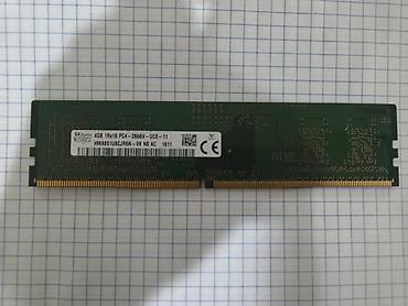Kompüter ehtiyyat hissələri: Operativ yaddaş (RAM) Samsung, 8 GB, 2666 Mhz, DDR4, PC üçün, İşlənmiş — 7