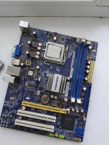 купить ноутбук в бишкеке в рассрочку: Материнская плата, Б/у, LGA775, Micro-ATX, Для ПК