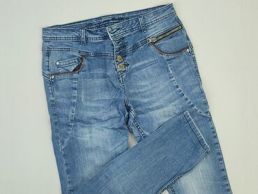 straight jeans damskie: M, stan - Dobry