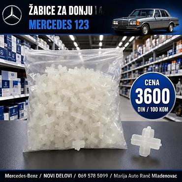 Lajsne: MERCEDES 123 LAJSNE KOMPLETAN SREDNJE SET NOVE 9 KOMADA | Mercedes — 5