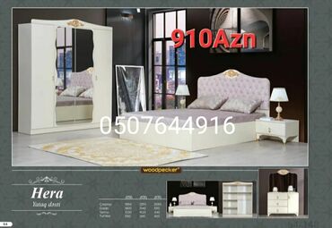 Sifarişlə yataq dəstləri: İstədiyiniz rəngdə, ölçüdə yataq qonaq, mətbəx, uşaq, salon, ofis — 19