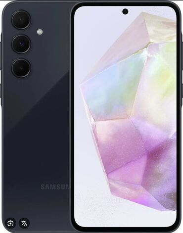 мобильные телефоны кнопочный: Samsung Galaxy A55, Новый, 256 ГБ, цвет - Черный, 2 SIM