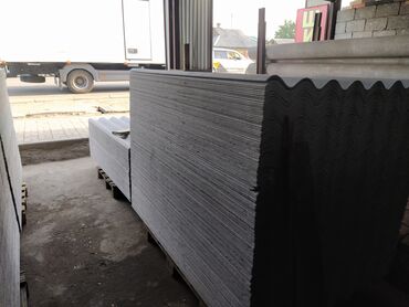 Шифер: Шифер, Асбестоцементный, 8 волновой, Кант ТШП, Б/у — 6