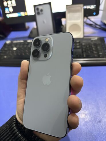 i̇phone 13 dubay: IPhone 13 Pro, 128 ГБ, Sierra Blue, Face ID, С документами