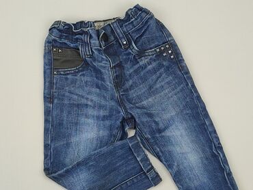 jeansy rurki dziecięce: Denim pants, Next, 12-18 months, condition - Good