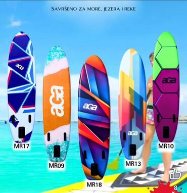 Vodeni sportovi: AGA daska za veslanje na naduvavanje, sa geometrijskim dezenom u — 7