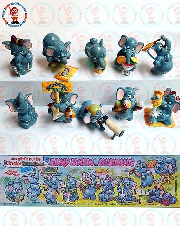 kinder oyuncaqlari: Kinder surpriz 1995 ci illerin Filler kolleksiyasi Satilir tam — 1