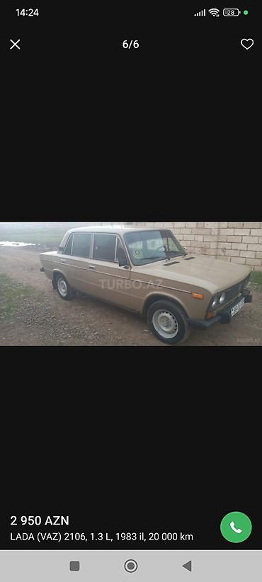 30 kuza: VAZ (LADA) 2106: 1.3 l | 1983 il 20000 km Sedan — 1