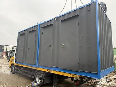 Metal karkaslı, modul tipli sanitar konteyner - 20 fut ölçülü metal