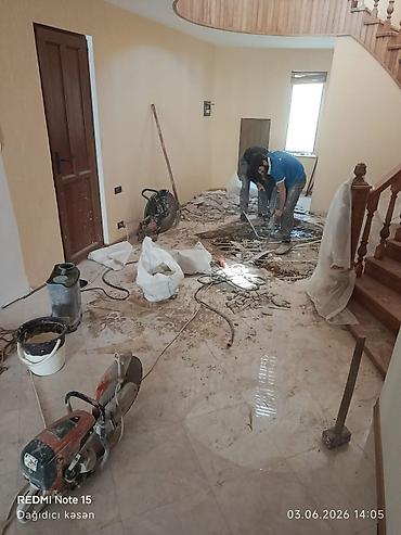 Beton işləri: Beton kəsmə xidməti - Divar, döşəmə və tavanlarda dəqiq və səliqəli — 28