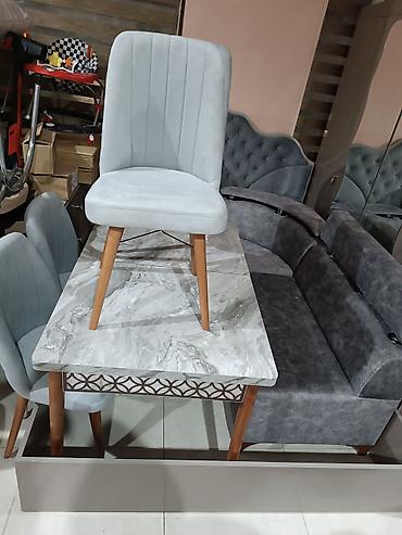 Masa və oturacaq dəstləri: Masa dəsti və tək oturacaqlar — 9