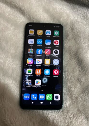 аккумулятор для телефона флай: Redmi Note 10, 128 GB, rəng - Yaşıl, İki sim kartlı