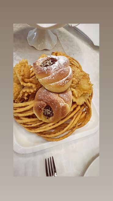 Выпечка, хлебобулочные изделия: Санза Булочки пироги Чак чак Борсоки Самсы с курицей и с мясом — 10