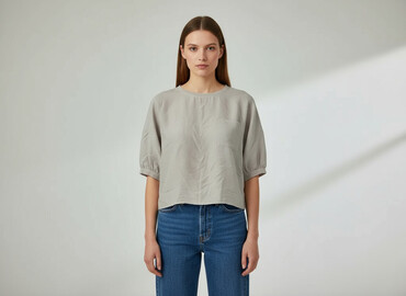 t shirty z baskinką: Stefanel, Жіноча блуза, розмір XS