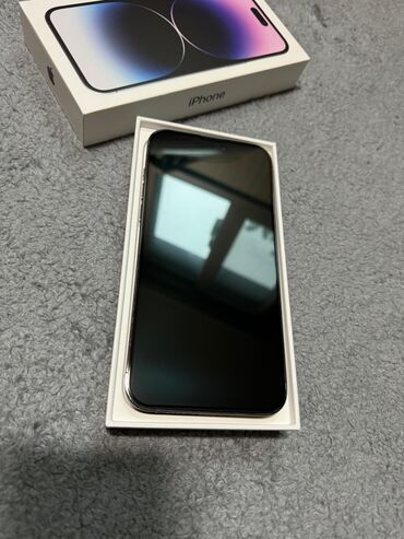 Apple iPhone: IPhone 14 Pro Max, Б/у, 256 ГБ, Deep Purple, Кабель, Коробка, 100 %