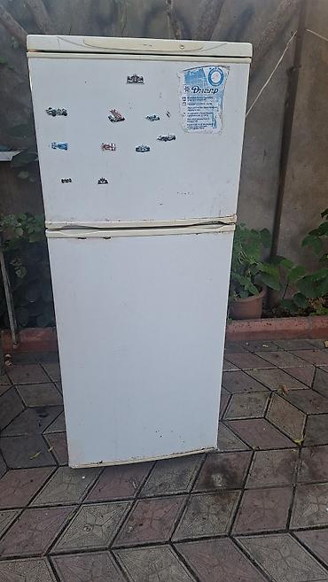 İşlənmiş 2 qapılı Dnepr Soyuducu Satılır, rəng - Ağ