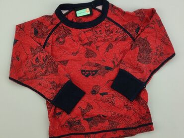 czerwone bluzki bonprix: Bluzka, 1.5-2 lat, 86-92 cm, stan - Dobry