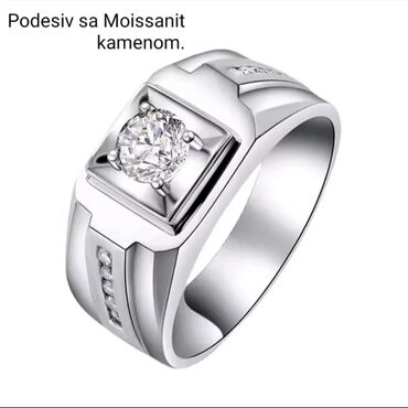 Prstenje: Muški prsten, Materijal: Hirurški čelik, Cirkon na lalafo.rs — 5 Prstenje: Muški prsten, Materijal: Hirurški čelik, Cirkon — 5