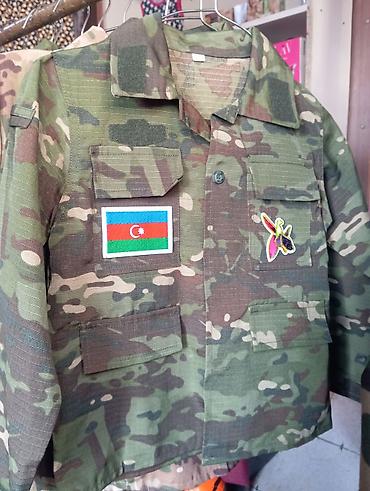 polo kurtka: Uşaq hərbi üslubda kamuflyaj gödəkçə - Rəng: çoxtonlu meşə kamuflyajı — 2