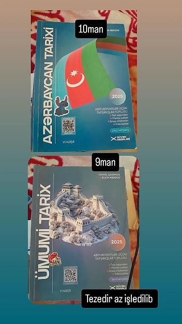 2 7: Abituriyentlər üçün tarix tapşırıqlar toplusu kitabları 1) Azərbaycan — 1