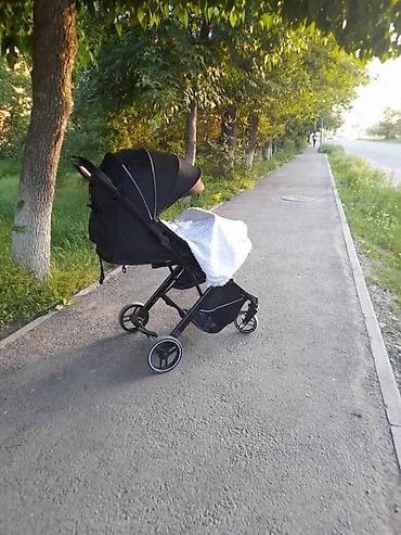 Коляски: Коляска, цвет - Черный, Б/у — 3