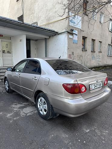 Toyota: Toyota Corolla: 2002 г., 1.8 л, Автомат, Бензин, Седан — 5