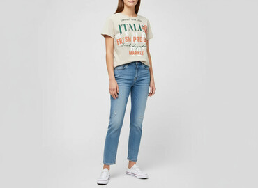 koszulki damskie z fajnymi napisami: H&M, Футболка жіноча, розмір M