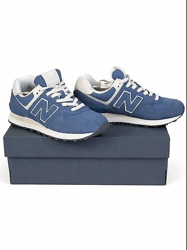 Мужские кроссовки, 37, New Balance, Новый, цвет - Синий, Бесплатная доставка