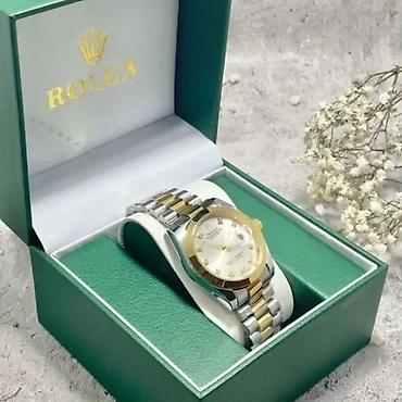 оптом кийим: Классикалык сааттар саат, Rolex, Алтын, Швейцария, Унисекс, Жаңы — 6