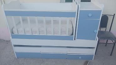 диван бу купить: Uşaq beşiyi və komodlu modul dəst - Material: laminat/MDFlam — 1