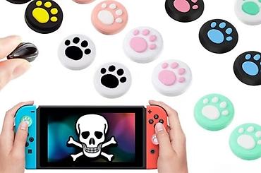 ps5 joystick: Məhsul: Joystick analoq başlıqları üçün silikon qapaqlar (paw/pata — 5