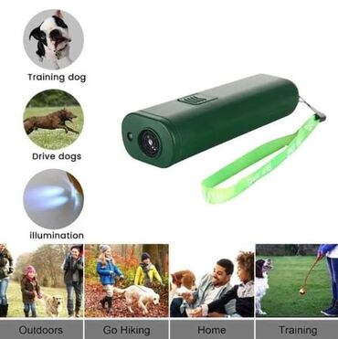 Dogs: SMART-DOG-FLASHLIGHT-AGG-01 Powerful Ultrasonic Dog Repeller Portable