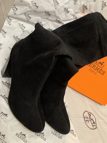 Сапоги: Очень удобные классные ботфорты от бренда HERMES Качество отличное — 3