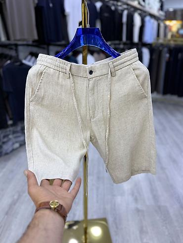 yeni model koftalar: Kişi şortları – yüngül və nəfəsalan parça - Model: klassik düz kəsim — 2