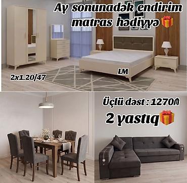 Yataq dəsti+divan+masa dəsti Çatdırılma + quraşdırılma şəhər daxili