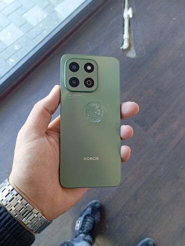 gencede mobil telefonlarin satişi: Honor X6b, 256 GB, rəng - Göy, Düyməli, Barmaq izi, İki sim kartlı