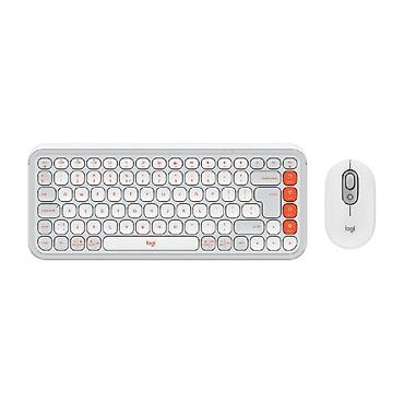 komputer ekran: Logitech POP Icon Combo 920-013141 – Simsiz Klaviatura və Mouse Dəsti — 1