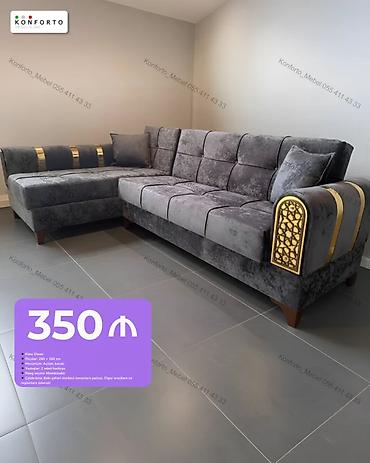 Künc divan - Ölçülər: 260 × 160 sm - Mexanizm: açılan, bazalı - lalafo.az -da Künc divan - Ölçülər: 260 × 160 sm - Mexanizm: açılan, bazalı -