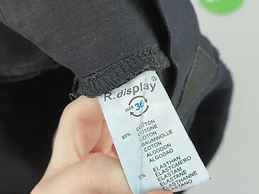 szeroki pas: R. Display, Spodnie materiałowe damskie, rozmiar S — 5