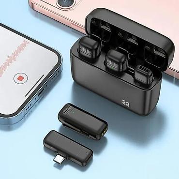 Mikrofoni: Set od dva bežična mikrofona tip C sa kutijom i prijemnikomT. Opis — 5