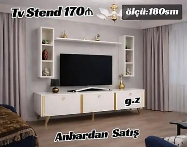 *Tv Stend ✨170Azn* ✔️Ölçü:180sm *Anbardan Satış* ✔️Çatdırılma və lalafo.az -da *Tv Stend ✨170Azn* ✔️Ölçü:180sm *Anbardan Satış* ✔️Çatdırılma və