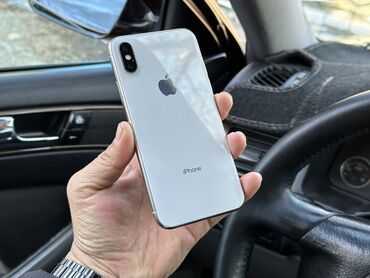 Apple iPhone: IPhone X, Б/у, 256 ГБ, Белый, 100 %