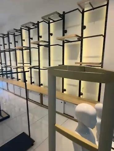 ref: Mağaza üçün vitrin və avadanlıq - Modul divar sistemi: metal — 1