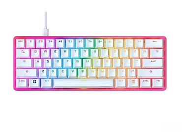 usta cantasi: HyperX Alloy Origins 60 Pink - Mechanical Gaming Keyboard - HX Red / — 1