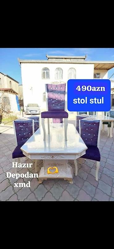 stul ortuyu: Masa və oturacaq dəstləri — 1
