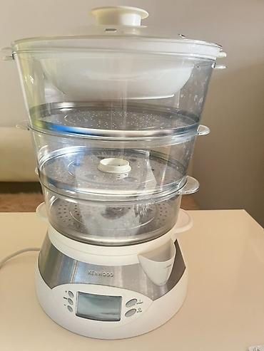 qab yuma: Kenwood elektrikli buxarlı bişirici - 3 mərtəbəli şəffaf buxar — 1