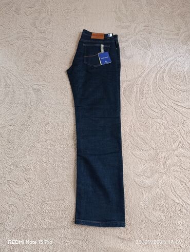 tek pencekler kisi ucun: Jacob Cohen kişi cins şalvarı - Model: JC2410-2 - Ölçü: 34 (etiketdə