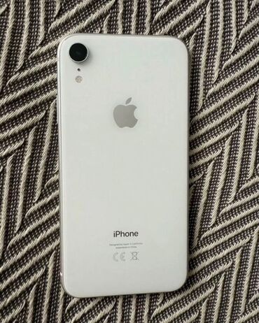 купить айфон xr 64 гб бу: IPhone Xr, Колдонулган, 64 ГБ, Заряддоочу түзүлүш, Коргоочу айнек, Каптама, 79 %