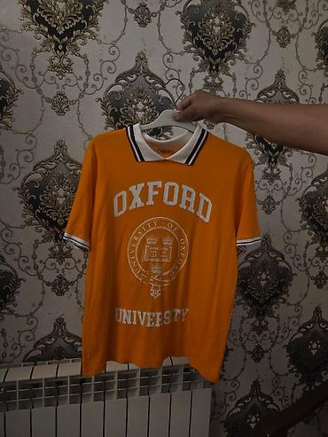 Polo köynəklər: Oxford Universiteti temalı kişi köynəyi - Rəng: narıncı (parlaq ton) — 1